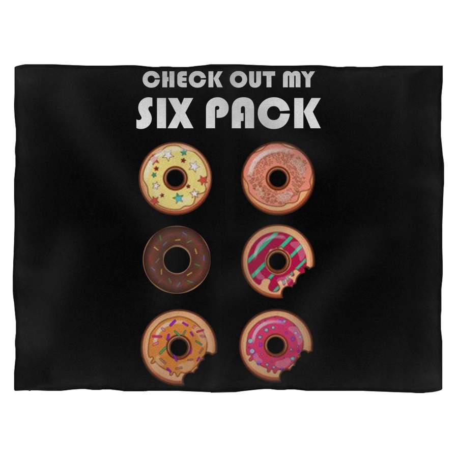 Check Out My Six Pack Donut Blanket