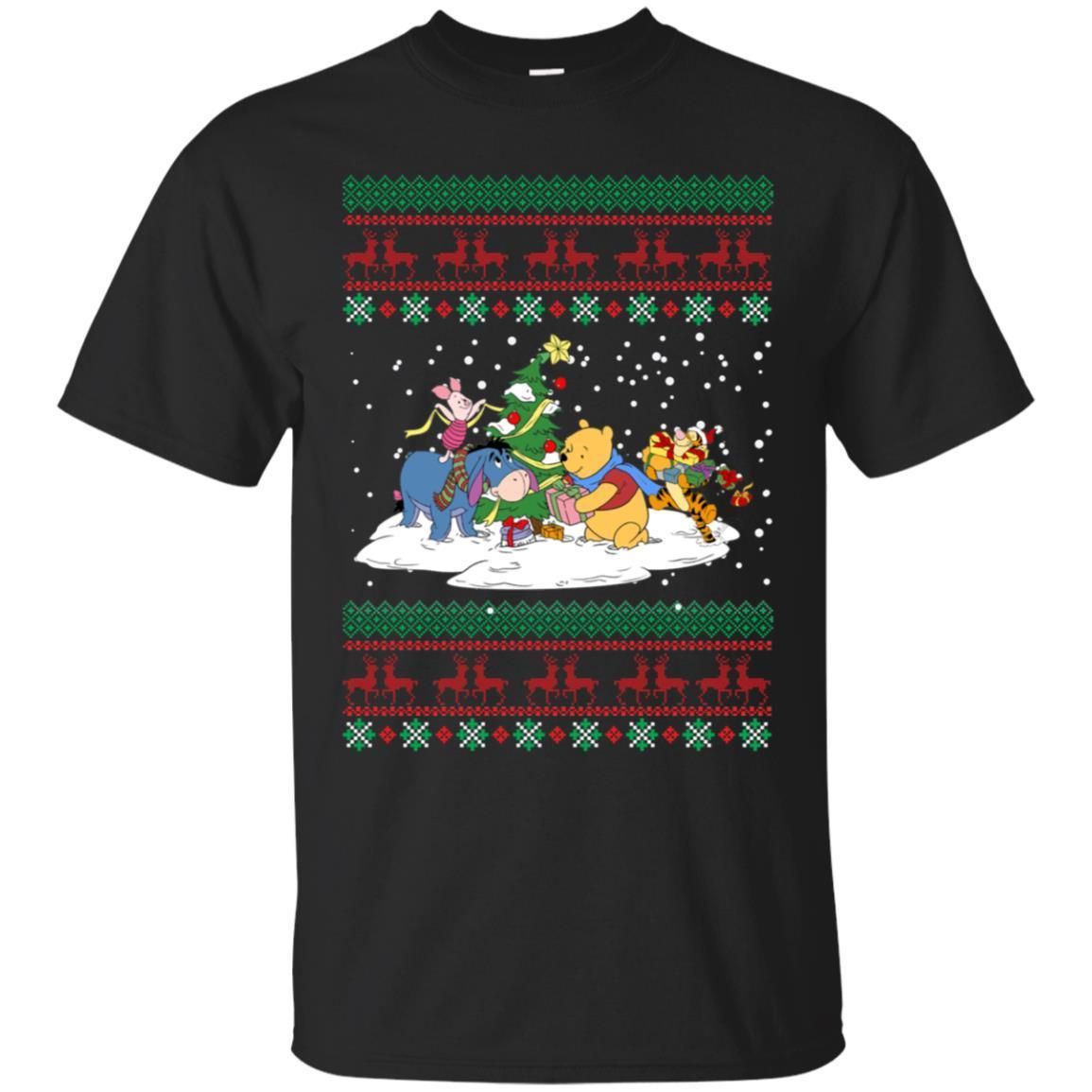 Winnie The Pooh And Friends Ugly Christmas Shirt