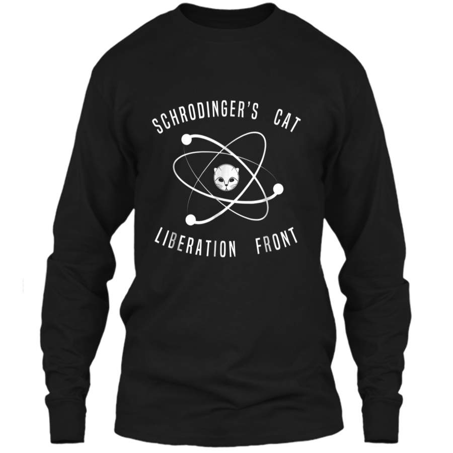 Schrodingers Cat  Atom Kitten Science Tee Apparel LS Ultra Cotton Tshirt