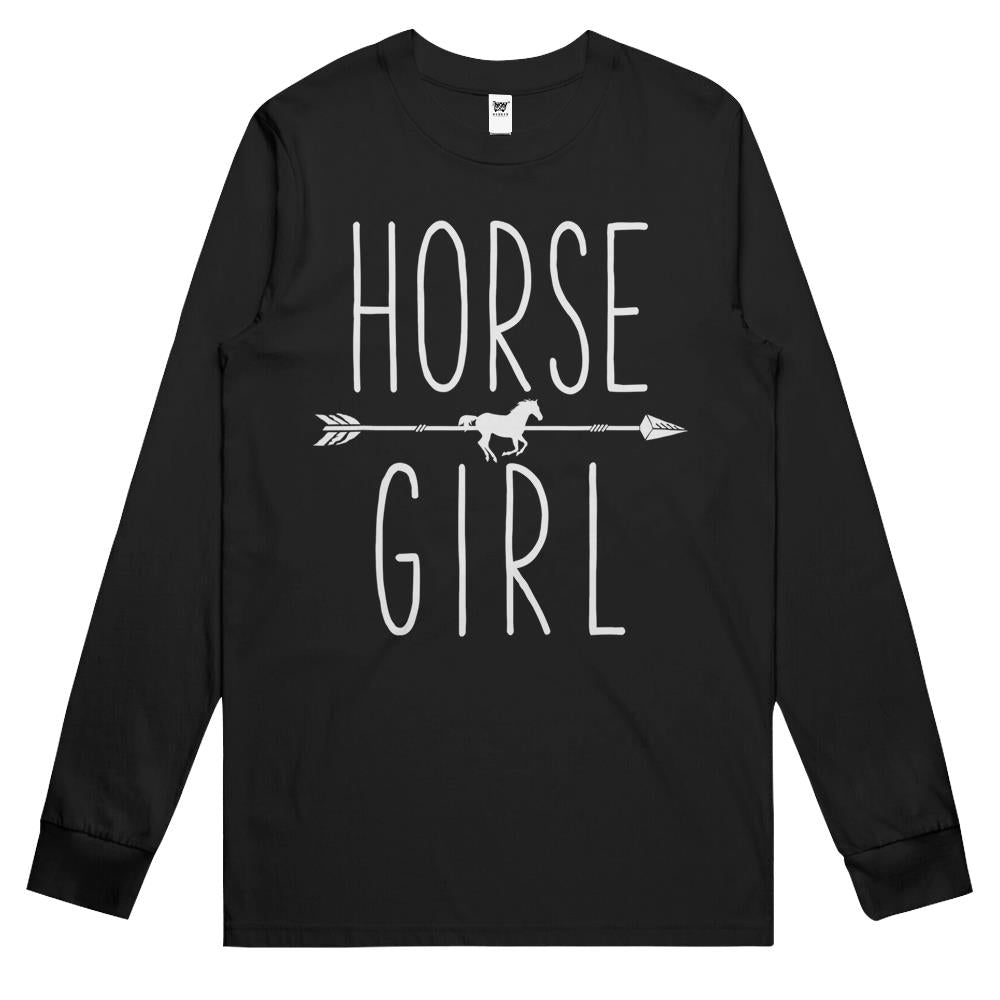 Horse Girl I Love My Horses Riding Giftss Long Sleeve T Shirts