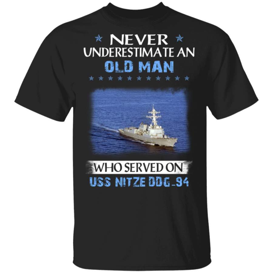 USS Nitze DDG-94 Veterans Day Christmas Gift T-Shirt