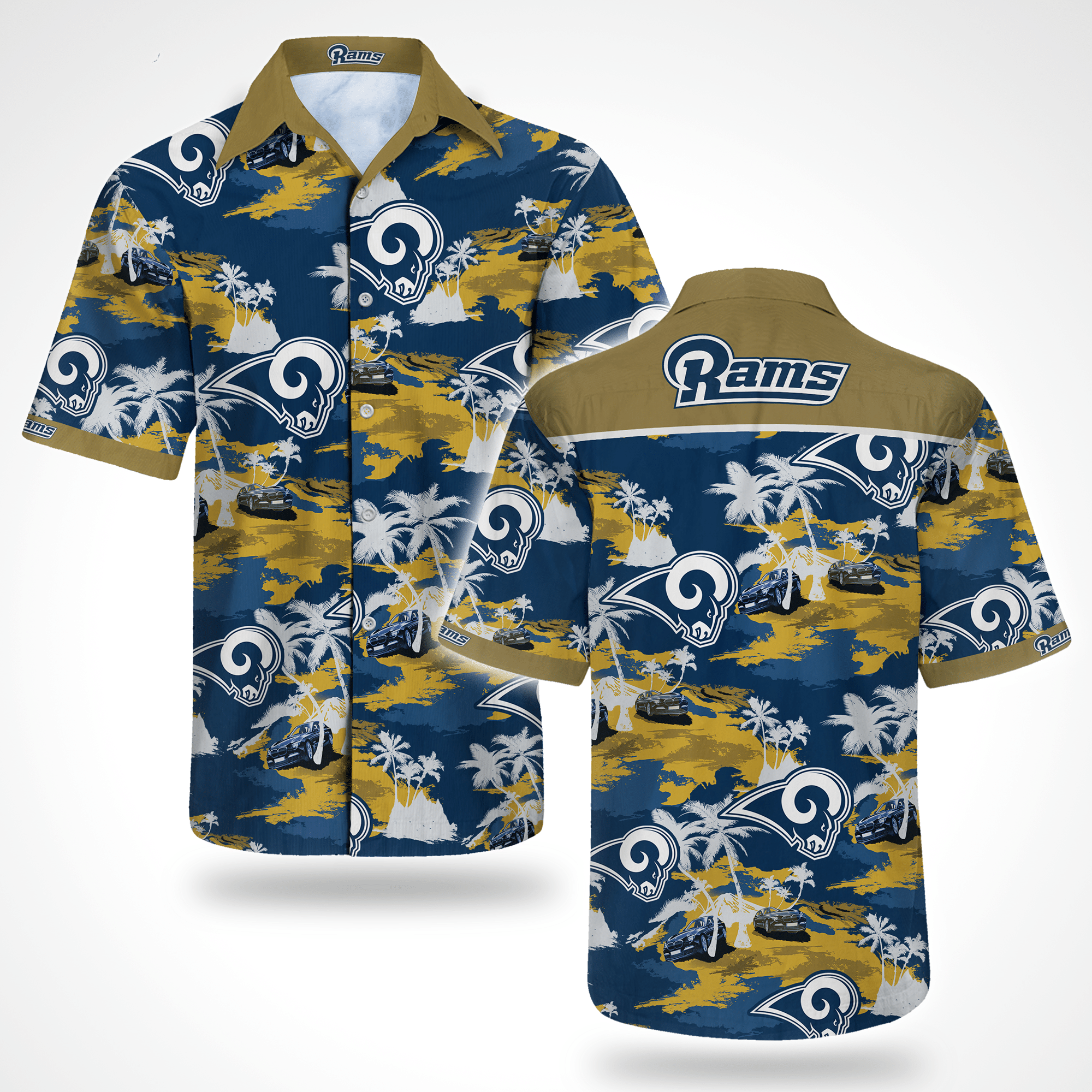 Los Angeles Rams Tommy Bahama Hawaiian Shirt