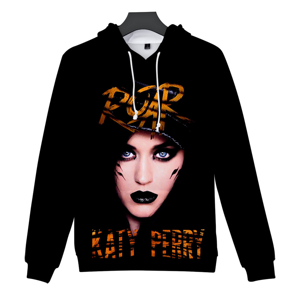 Unisex Katy Perry Drawstring 3D Hoodie Sweater Pullover