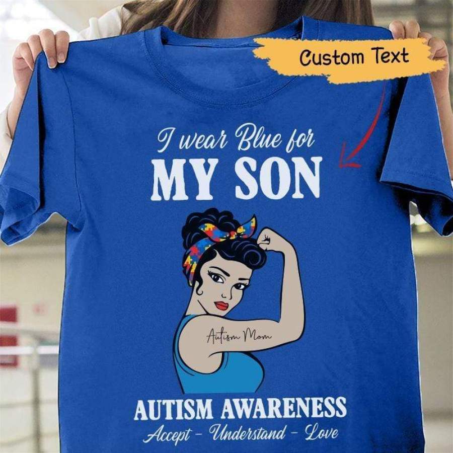 Wear Blue For Autism Awareness Personalized Shirt