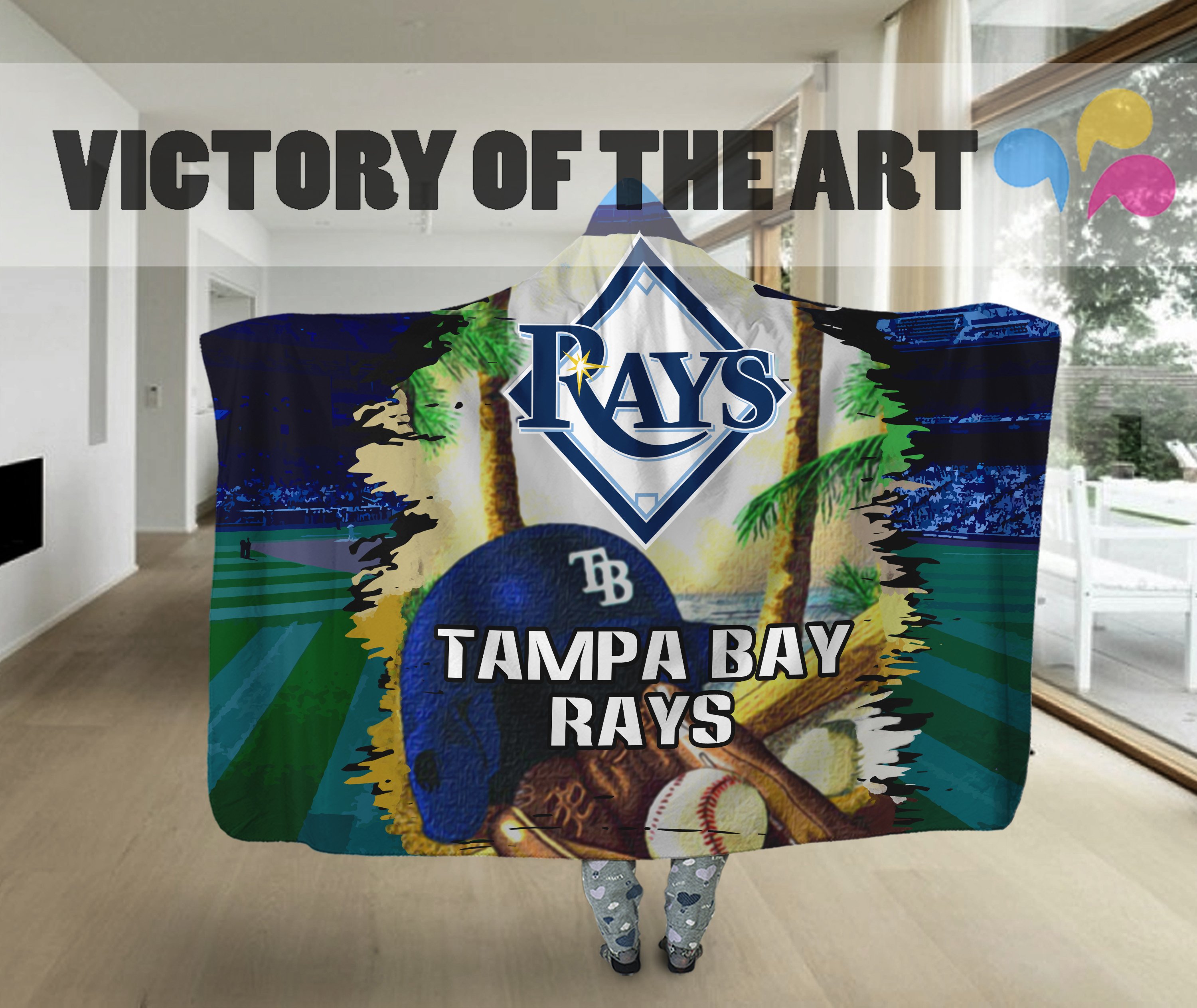 Special Edition Tampa Bay Rays Home Field Advantage Hooded Blanket