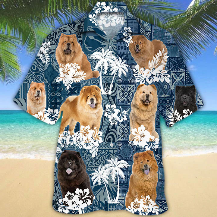 Chow Hawaii Dog Summer Aloha Hawaii Shirt For Women Ha4150