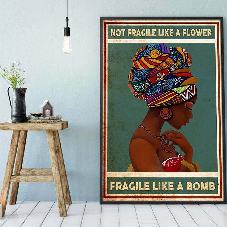 West Africa Custom Canvas Prints Perfect Black Lives Matter Poster Print Black Woman Black King Stunning  Digital Prints