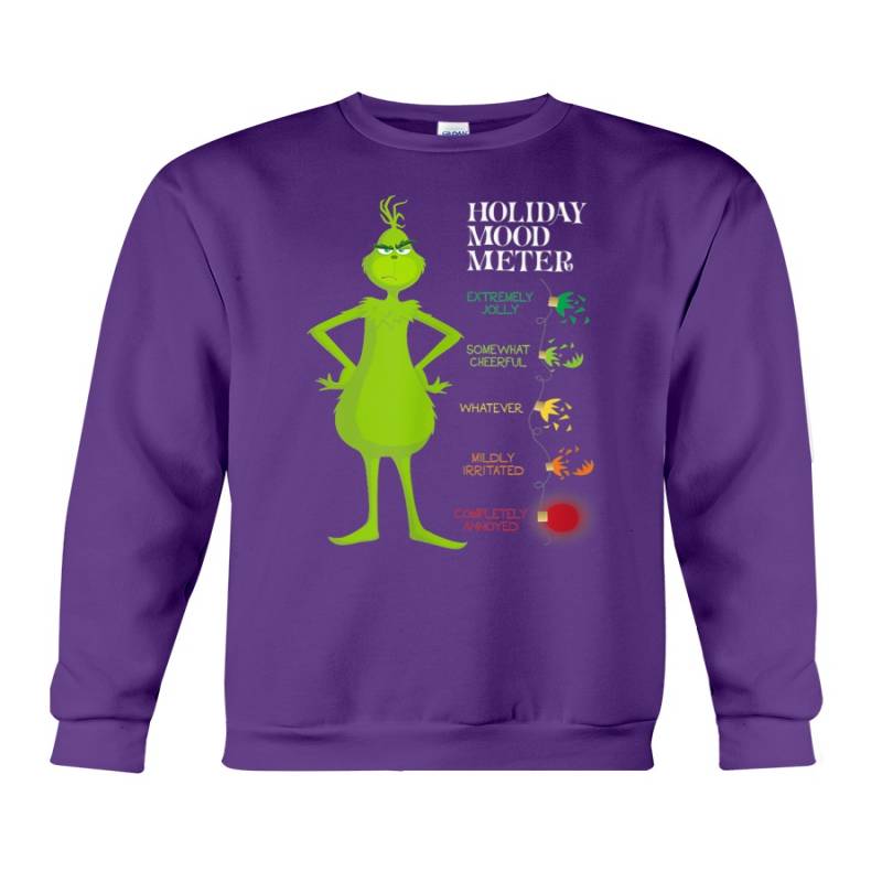 The Grinch Christmas Light Mood Reader shirt, hoodie, tank top – tml