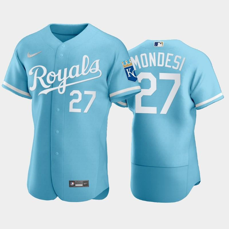 Adalberto Mondesi 27 Kansas City Royals 2022-23 Powder Blue Men’s Jersey