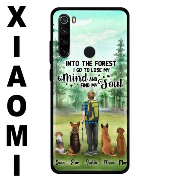 Custom Personalized Solo Trekking Woods  With Pets Phone Case – Upto 4 Pets – Case For Xiaomi, Huawei And Oppo – 6Ciaj9