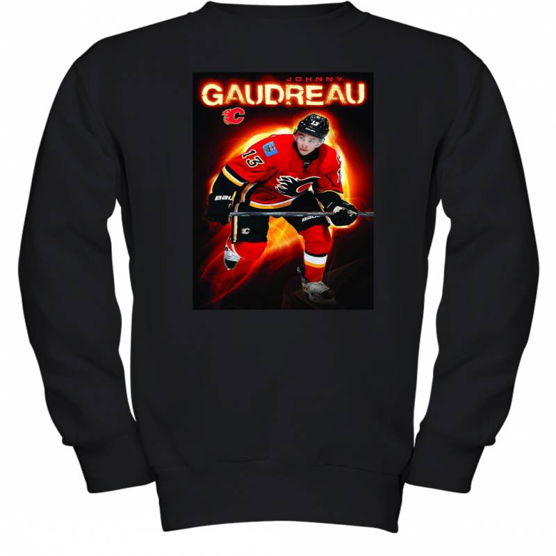 International Calgary Flames Johnny Gaudreau Premium Wall Youth Sweatshirt