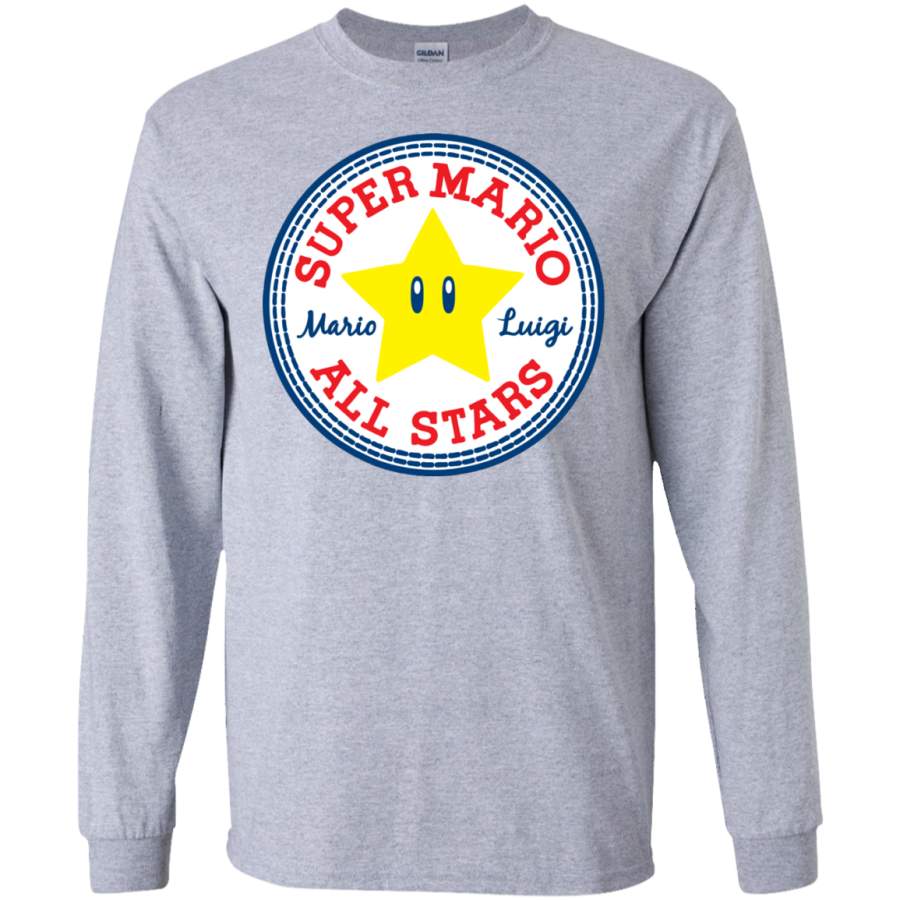 Super Mario All Stars Men’s Long Sleeve T-Shirt