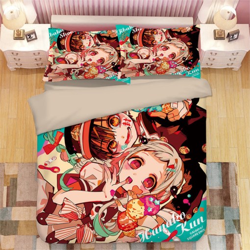 Toilet Bound Hanako Kun 2 Duvet Cover Pillowcase Home Decor 3D Bedding Set 7844