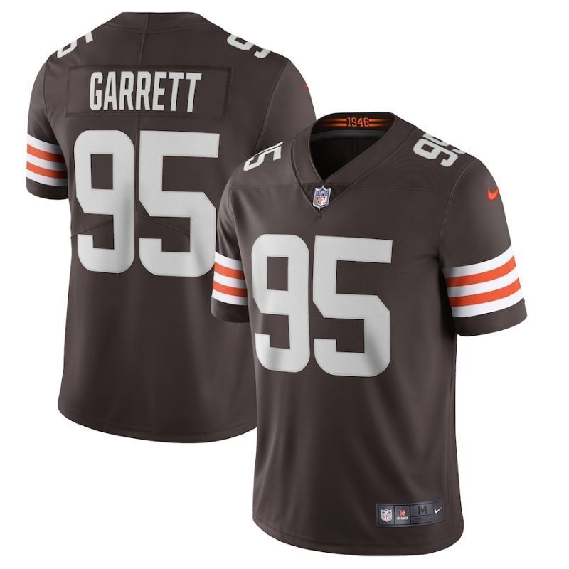 Cleveland Browns Myles Garrett #95 NFL 2020 Brown Jersey Jersey