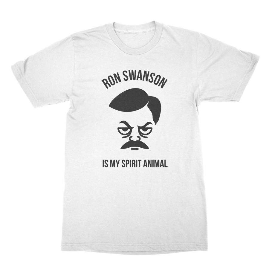 Ron Swanson Is My Spirit Animal T-Shirt Ron Swanson Tee Shirt