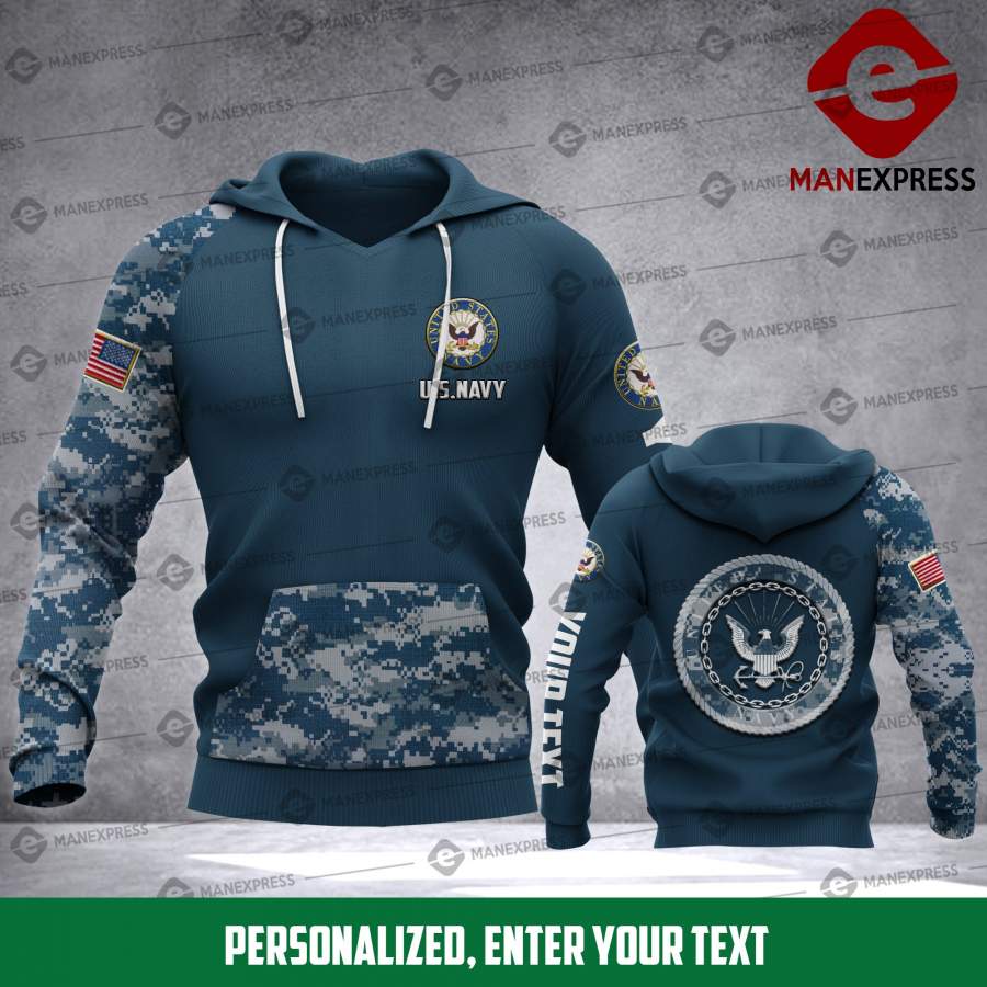 TT US NAVY CUSTOMIZE HOODIE TWIN