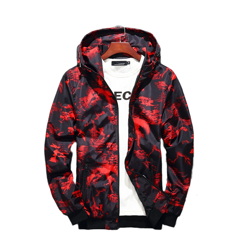 2019 Spring Autumn Mens Casual Camouflage Hoodie Jacket Men Waterproof Clothes Men’s Windbreaker Coat Male Outwear 5XL alx