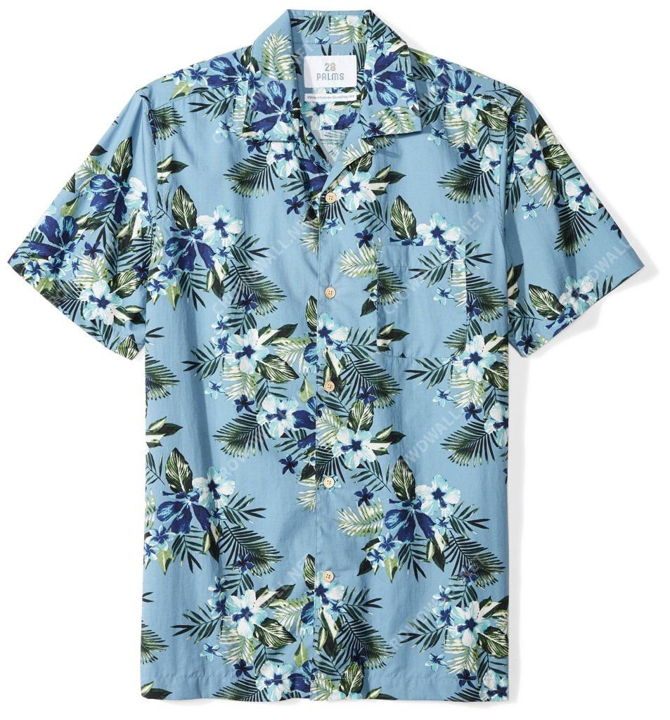 100% Cotton Tropical Hawaiian Shirt - Pinotee Store