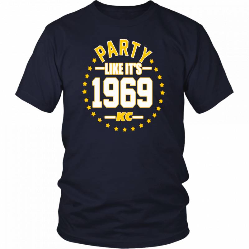 PARTY LIKE IT’S 1969 KANSAS CITY T-SHIRT Kansas City Chiefs Super Bowl LIV Champions