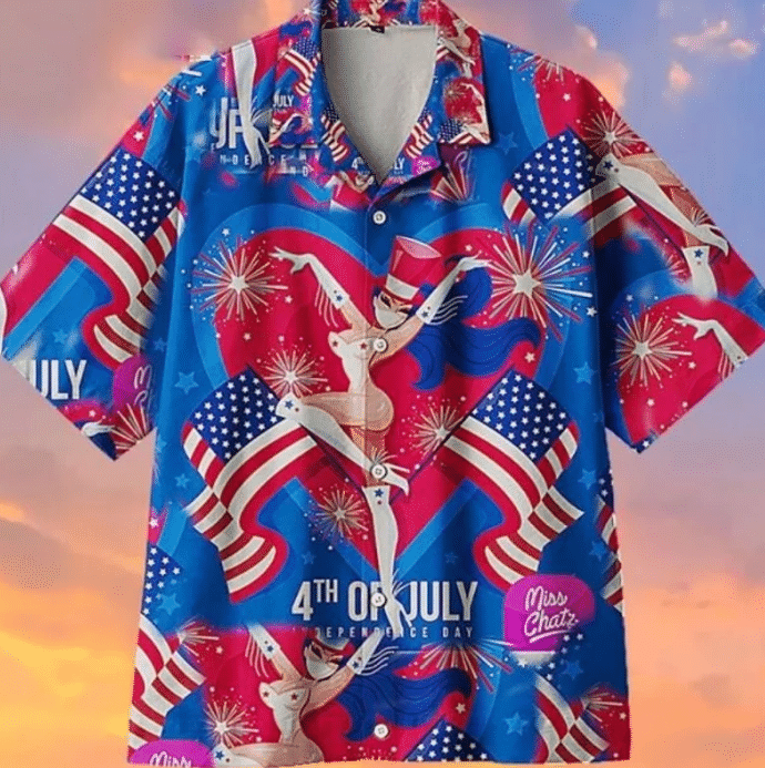 Miss Chatz Of July Us Independence Day Hawaii Shirt Ha16951