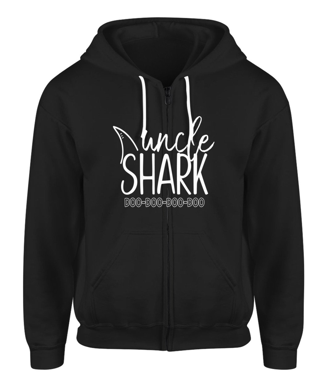 Uncle Shark Doo Doo Zip Hoodie Men Gifts Father’s Day Zip-up Hoodie for Men – Gift for Dad