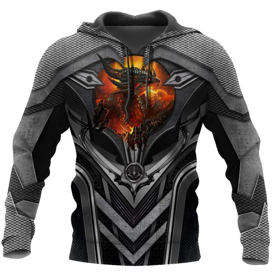 3D Tattoo and Dungeon Dragon Hoodie HAC101202