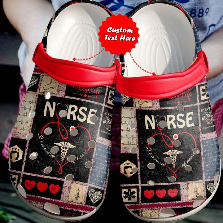 Nurse Crocs – Nurse Pattern Gift Clog Shoes For Men And Women