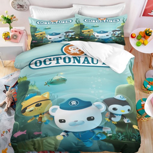 The Octonauts Barnacles 1 Duvet Cover Pillowcase Home Decor 3D Bedding Set 9391