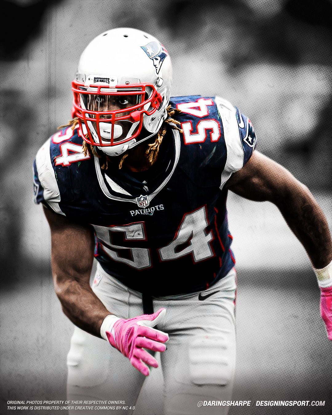 Dont’A Hightower #54 New England Patriotsposter For Fans poster canvas