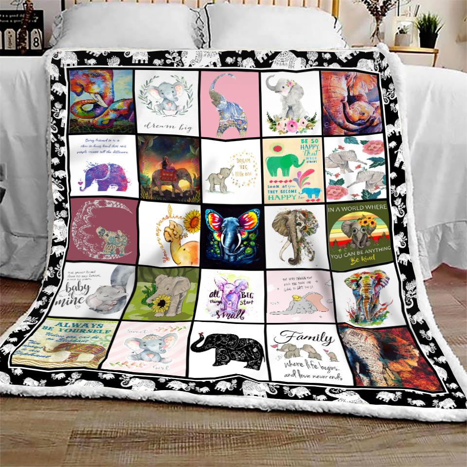 Thq071906 Elephant Quilt Blanket – Quilt