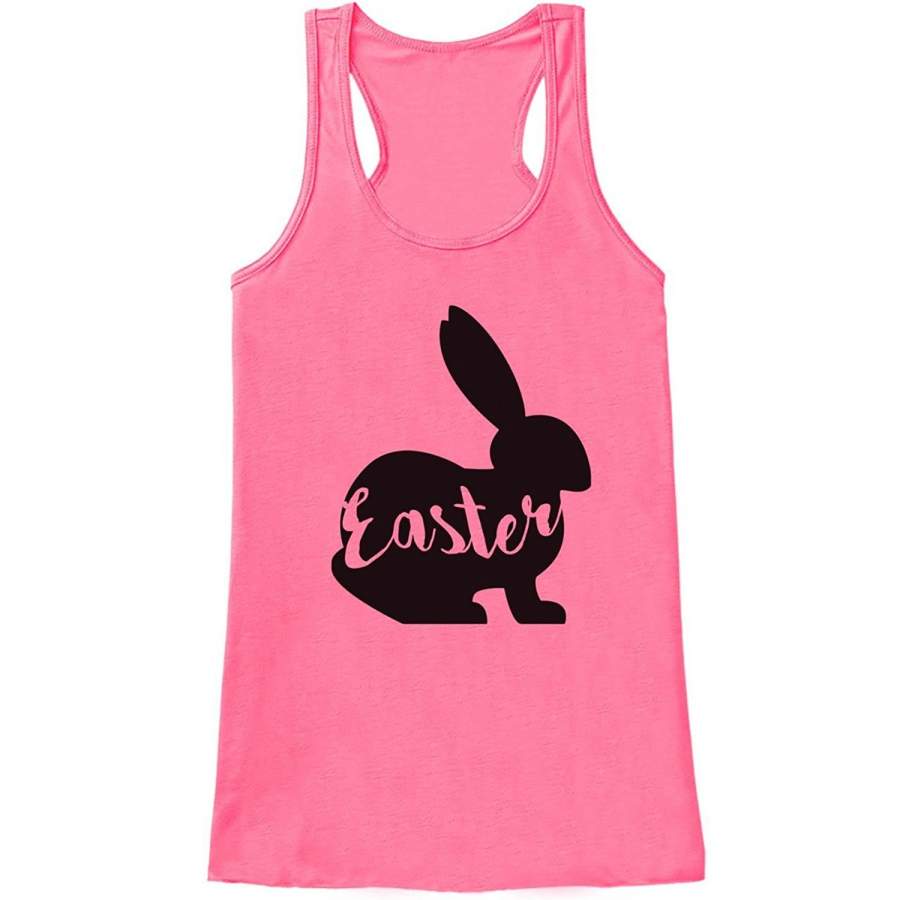 7 ate 9 Apparel Womens Easter Bunny Tank Top