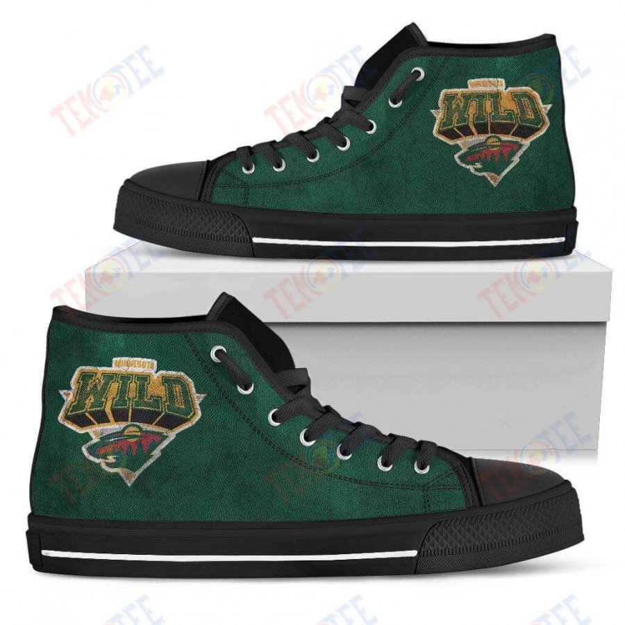 Mens Womens Minnesota Wild High Top Shoes 3D Simple Logo Shoes TMT508