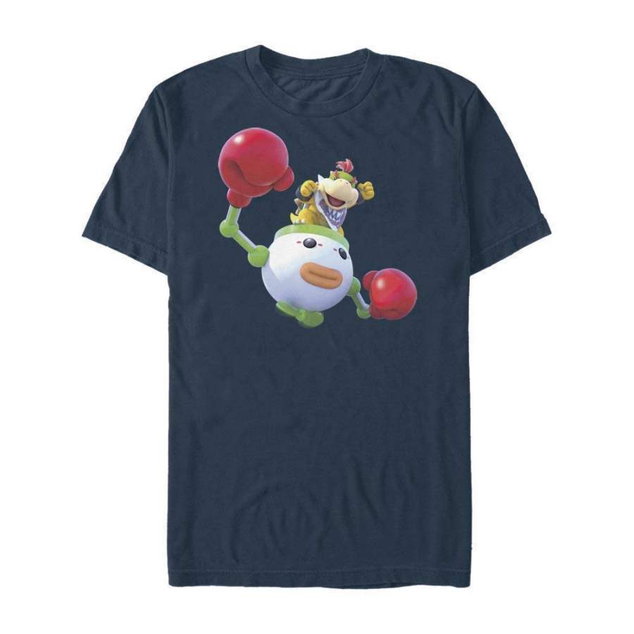 Baby Bowser Smash – Super Mario Nintendo T-Shirt, Navy