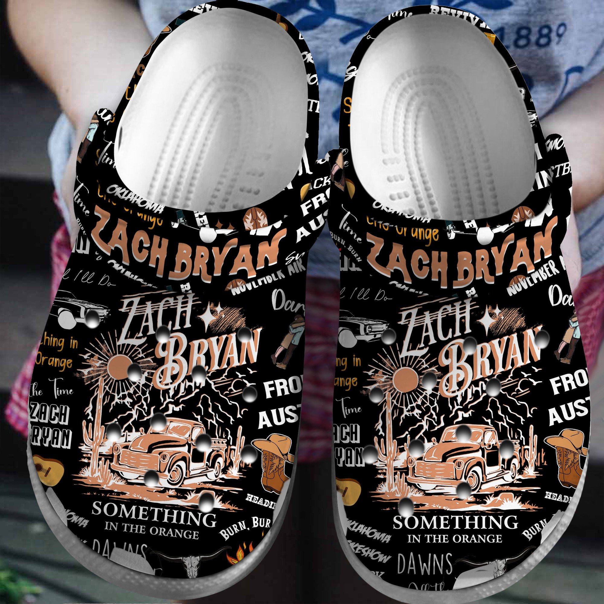 Zach Bryan Singer Music Crocss Clogs For Men Women And Kid Egouon5Y