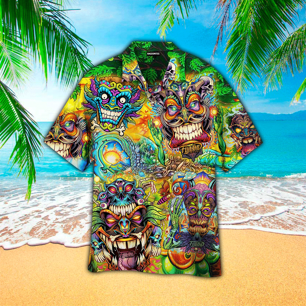 Tiki Hippie Hawaii Shirt Aloha Ha72819