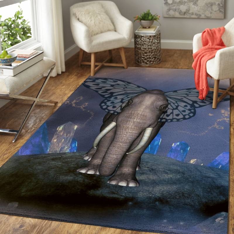 Awesome elephant – Animals Area Rug Carpet