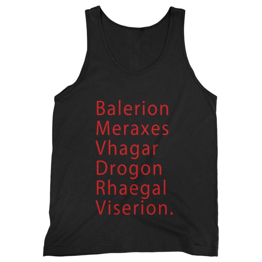 Dragons Names Man’s Tank Top