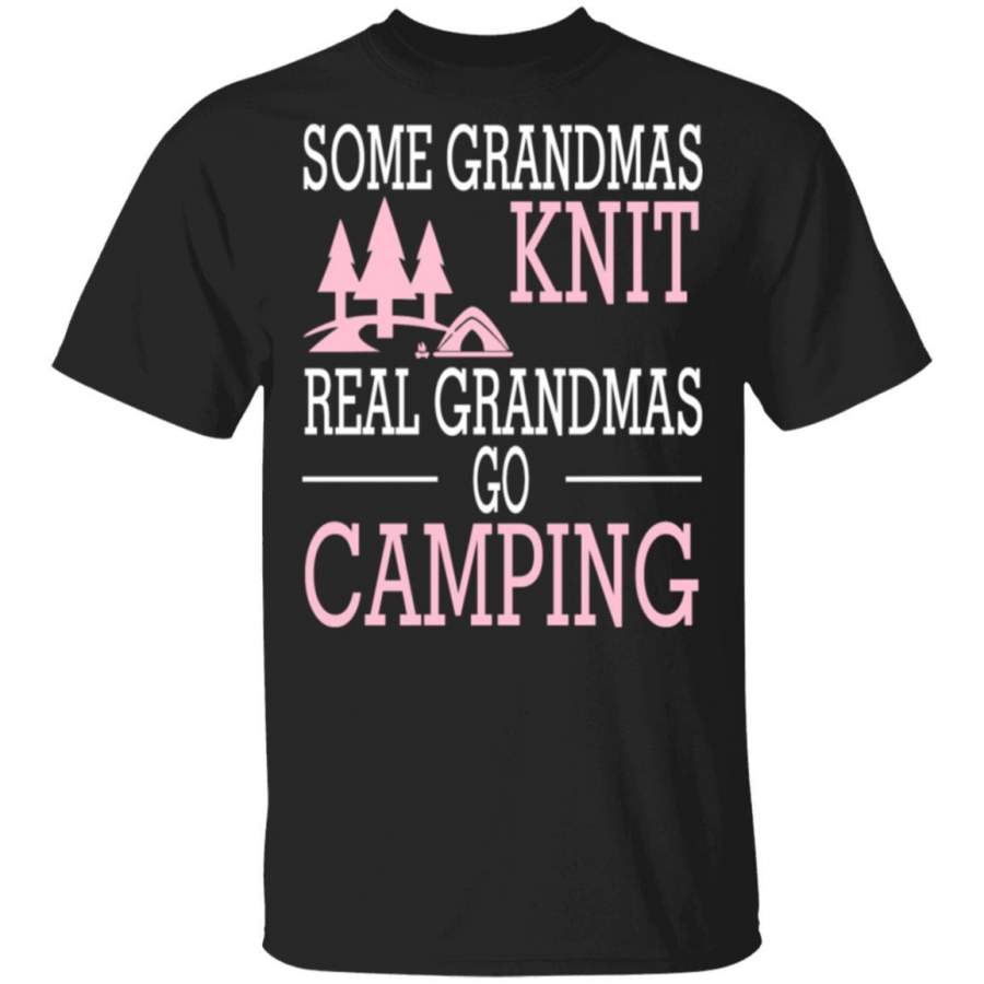 Real Grandma Go Camping T Shirt