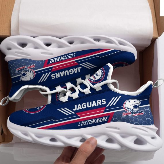 South Alabama Jaguars Personalized Max Soul Sneakers Running Sports