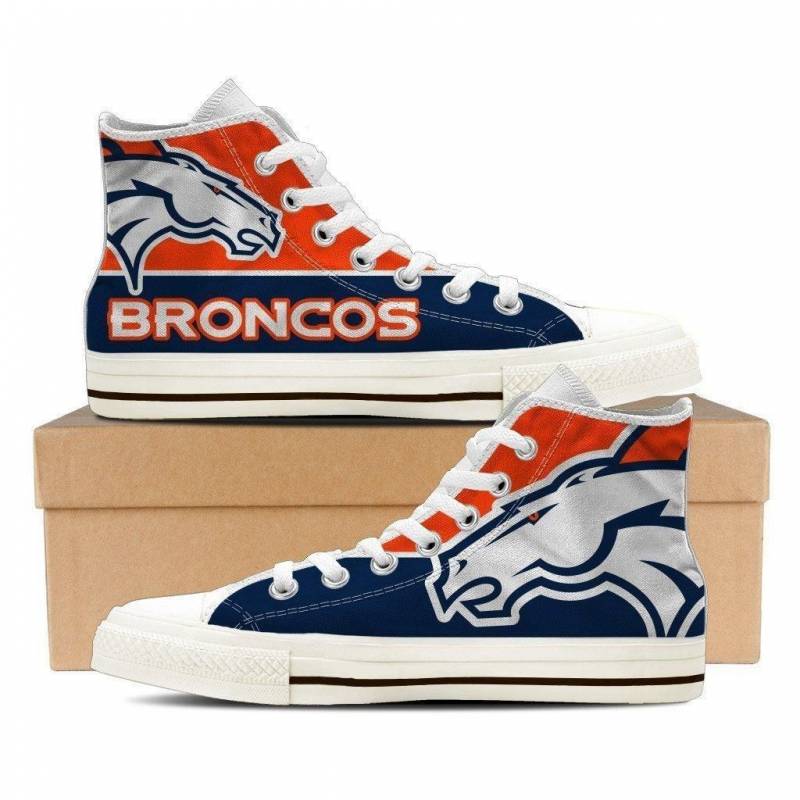 Denver Broncos Mens High Top Sneakers High Top 1