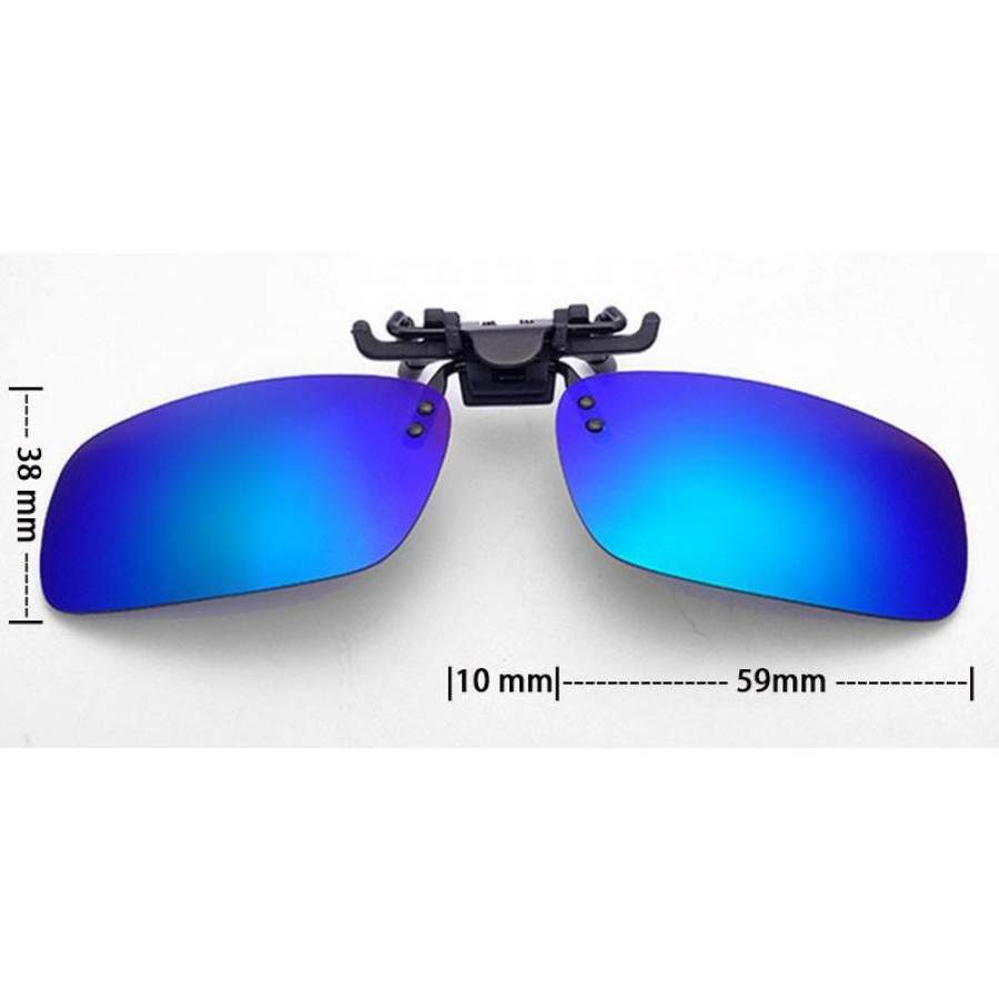 Vega Spring Polarized Clip On Sunglasses For Prescription Glasses Over