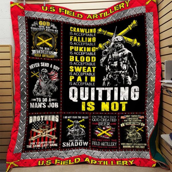 Field Artillery Nbt-Qdd00004 3D Quilt Blanket HGM13