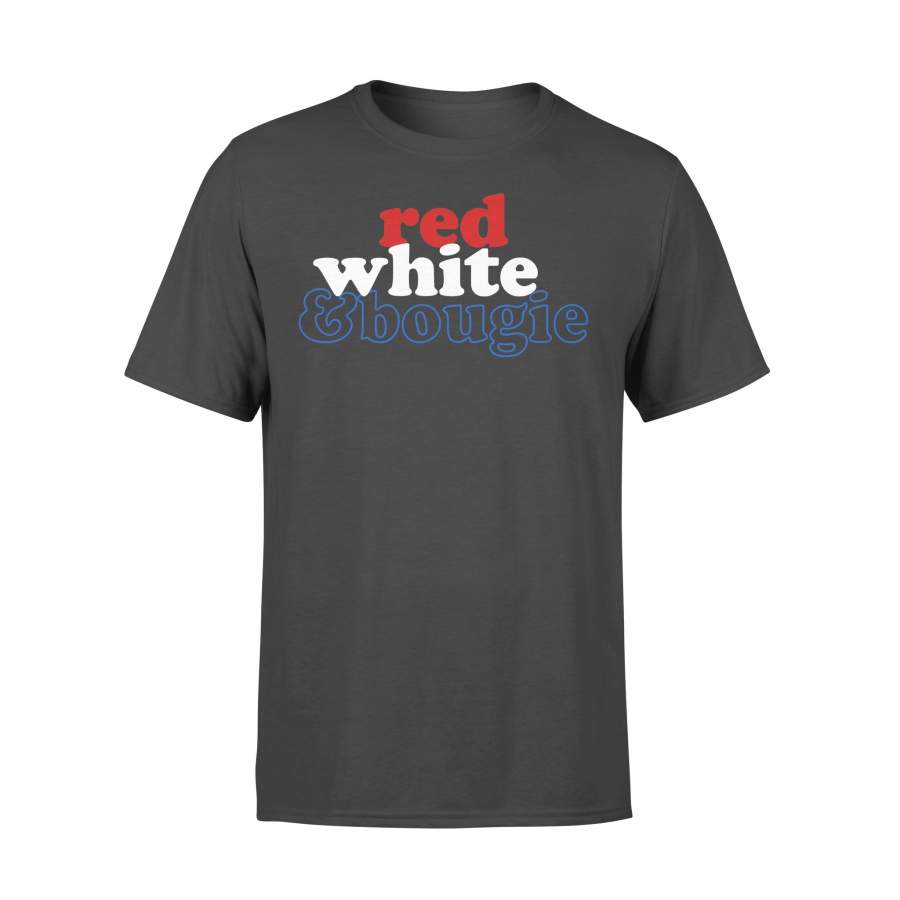 Red White Bougie Independence Day T-shirt