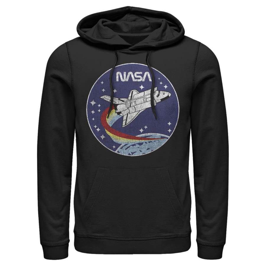 NASA Men’s Space Rocket  Lightweight Hoodie