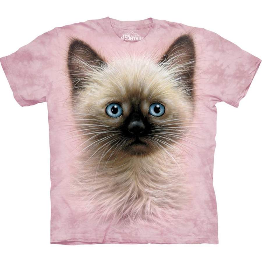 Black & Tan Kitten Kids T-Shirt