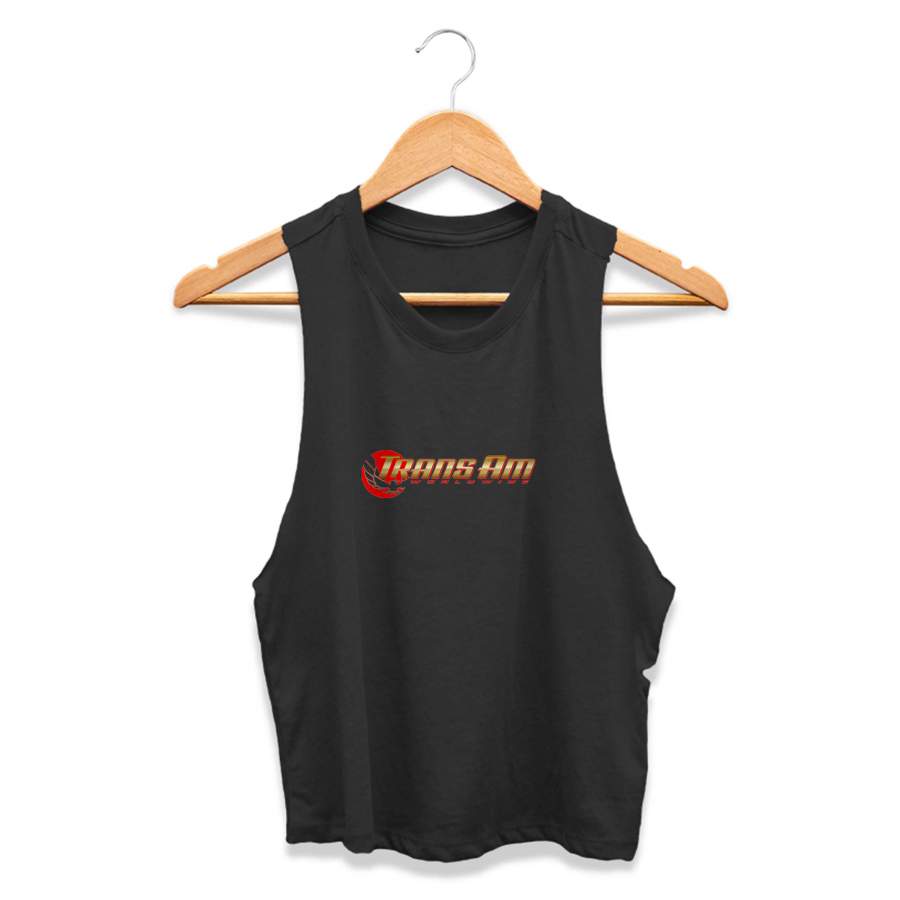 Pontiac Firebird Trans Am Gm Retro Vintage Car Womans Crop Tanktop Tee