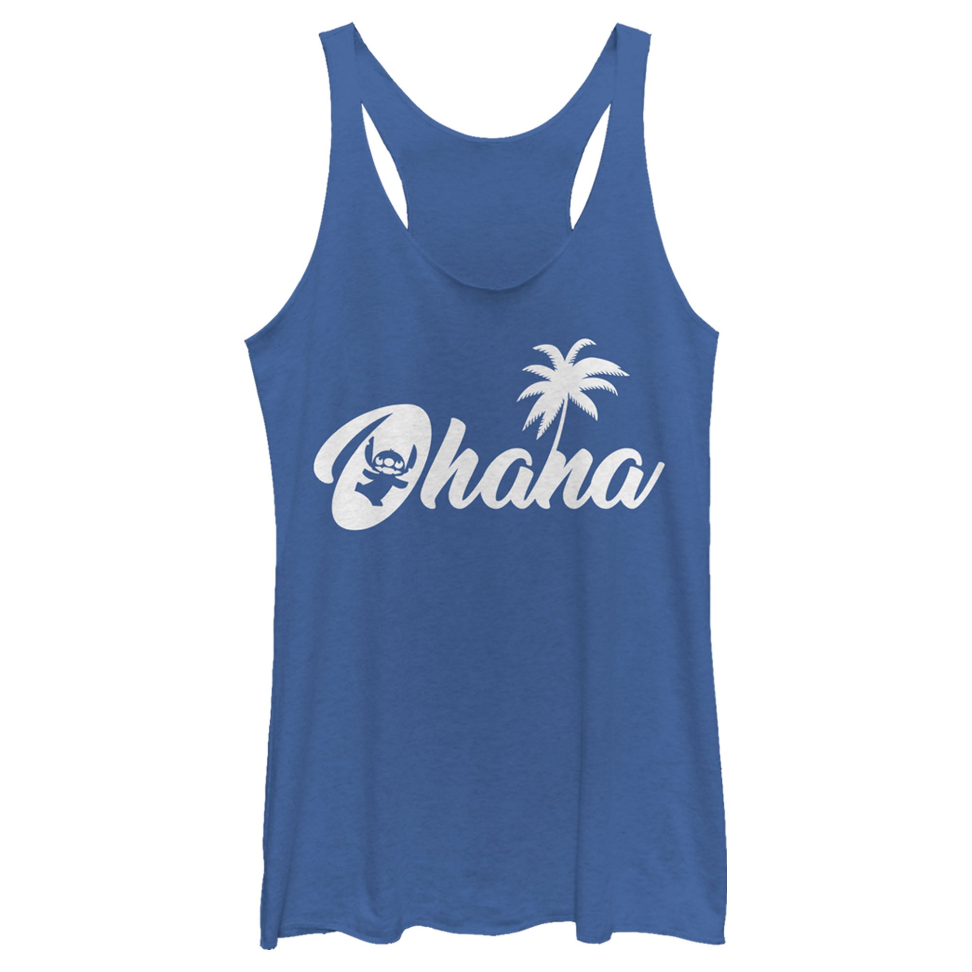 Women’S Lilo & Stitch Ohana Silhouette Racerback Tank Top