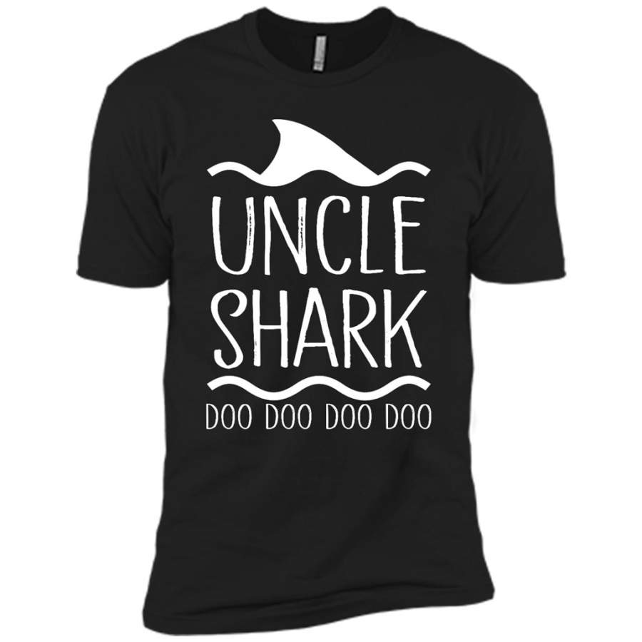 Uncle Shark Doo Doo Doo Doo – Canvas Unisex USA Shirt