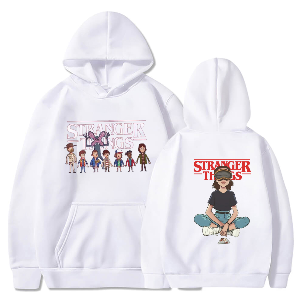 Stranger Things Hoodies Anime Hoodie Harajuku Women Long Sleeve Sweatshirt Casual Top Streetwear Sweatshirts Men Sports Wears alx