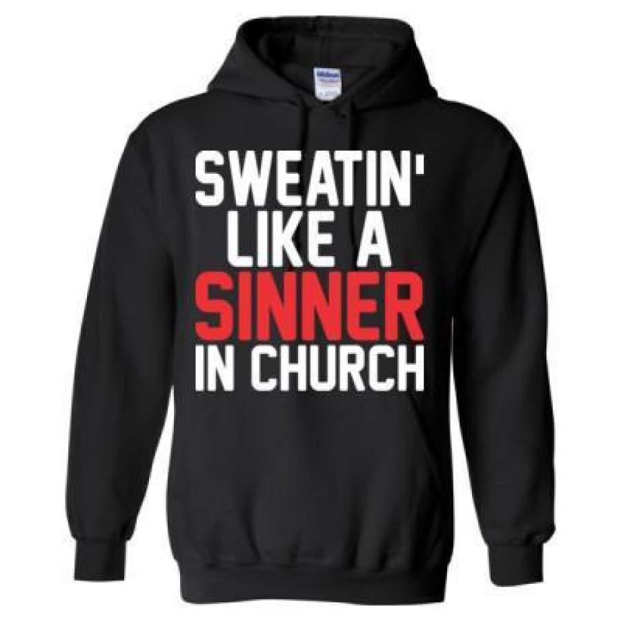 AGR Sweatin Like A Sinner In Church – Heavy Blend™ Hooded Sweatshirt